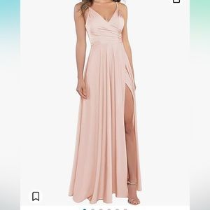 Blush pink bridesmaid/ prom dress 💗